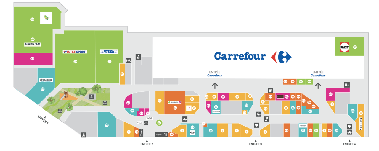 plan du centre