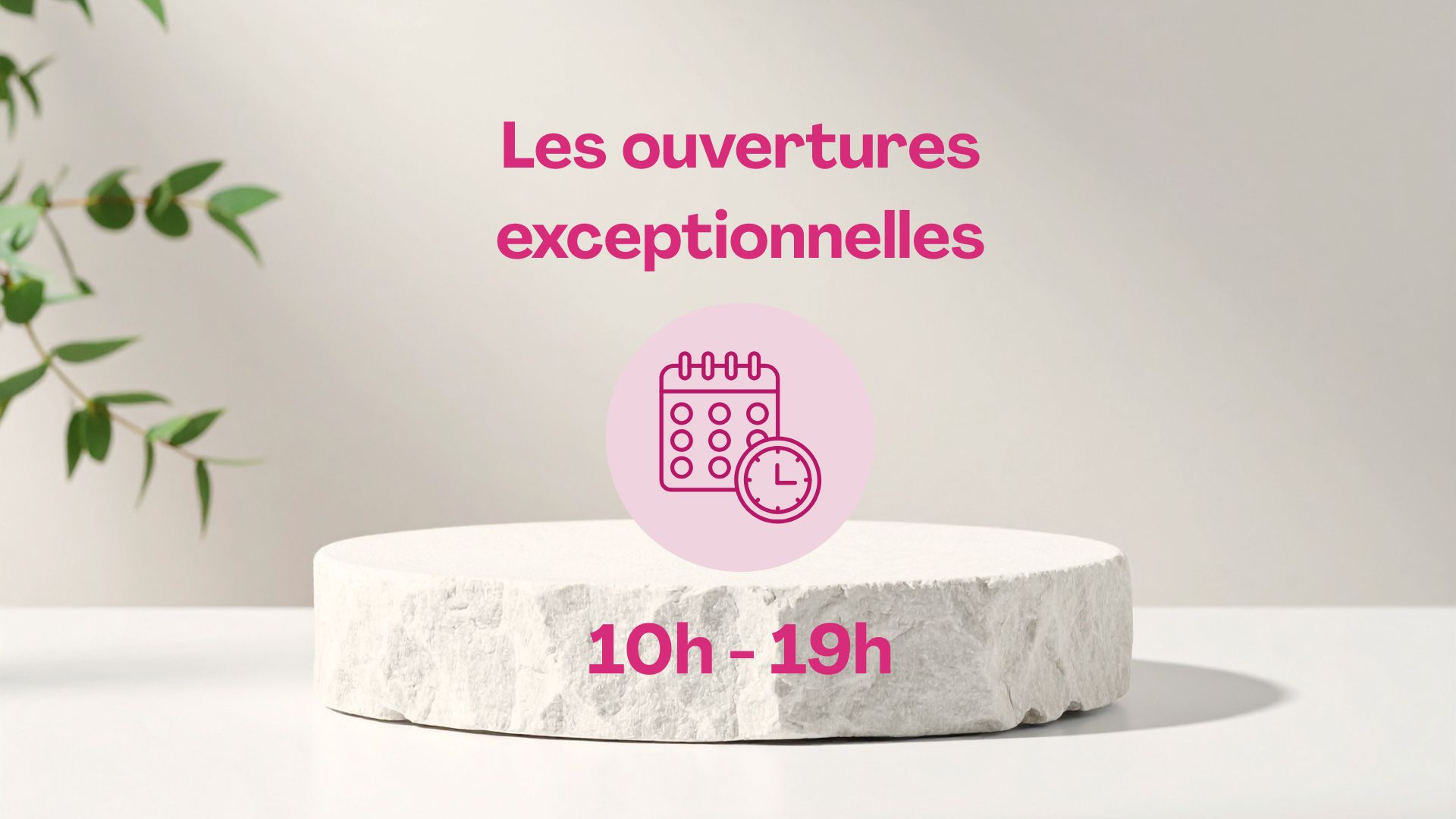 Ouvertures exceptionnelles