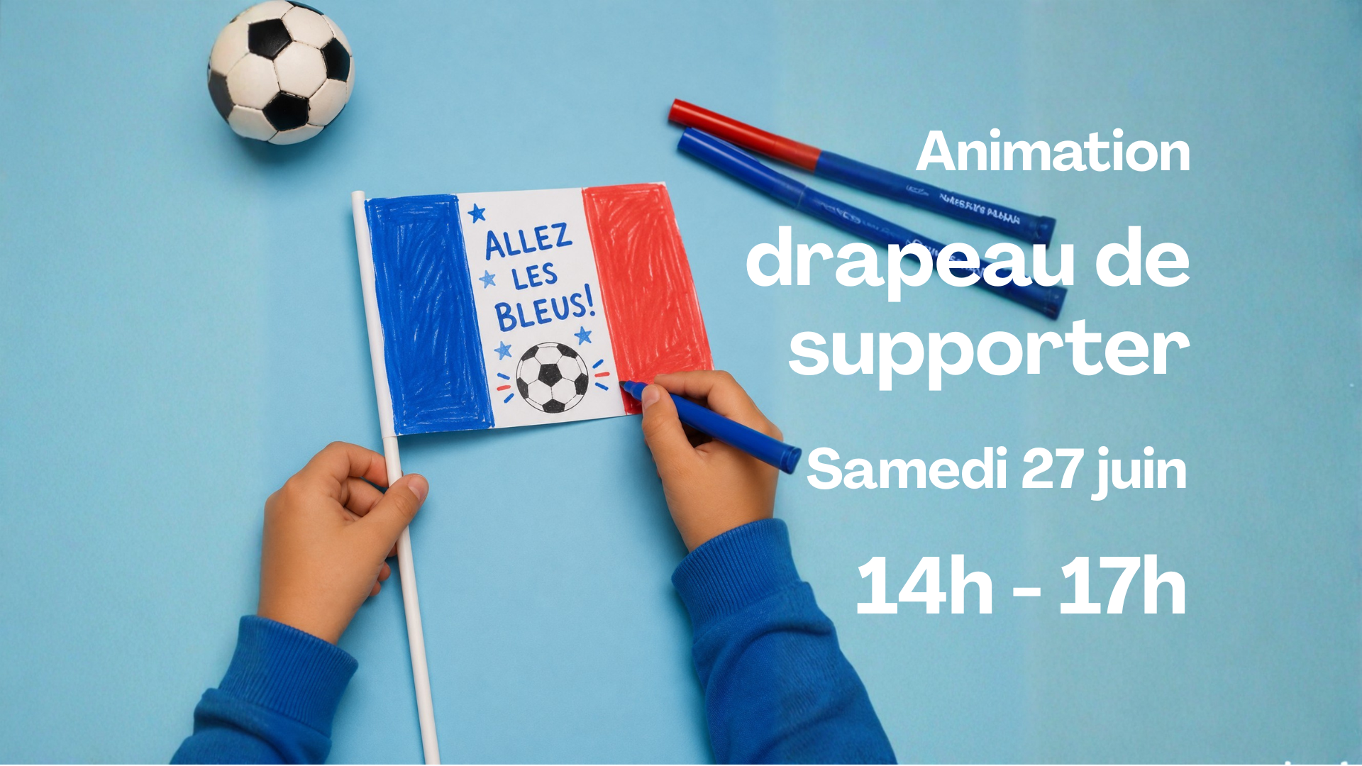 Animation drapeau supporter