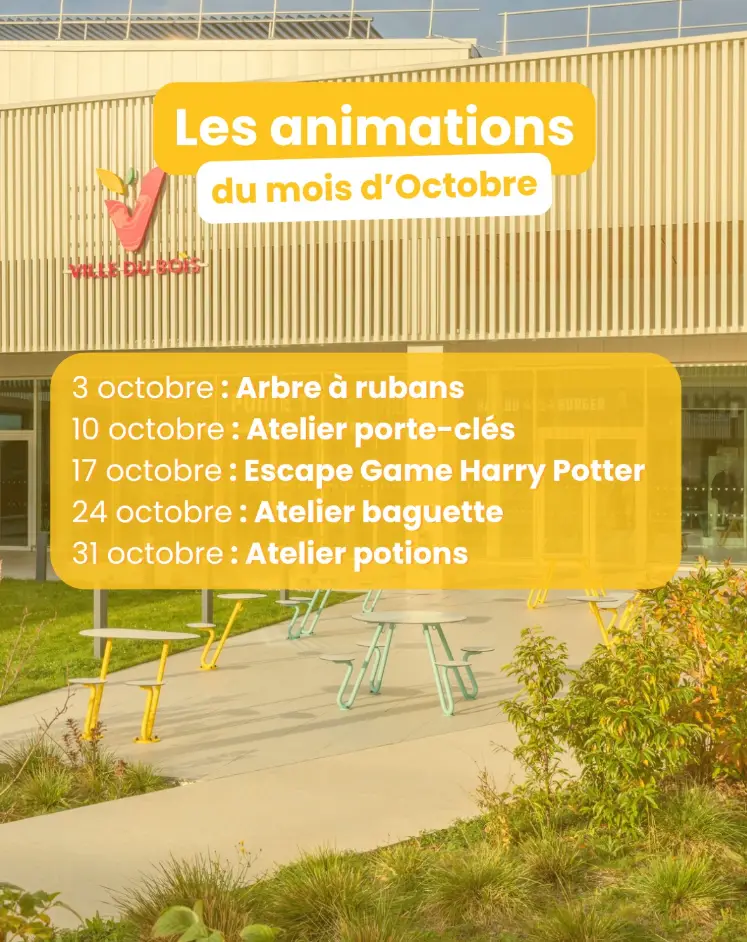 Animations d'octobre